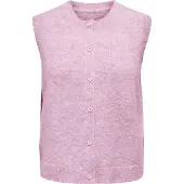 ONLY Strikvest 'ONLOLIVIA' lys pink