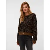 Vero Moda Cardigan 'VMNEWKAI' karamel / mørkebrun