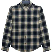 Superdry Superdrytil mænd. M4011197A Marineblå Lumberjack-skjorte (S), Casual, Bomuld, Lange ærmer