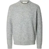 Selected Pullover 'Rai' grå-meleret