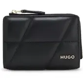 HUGO Quiltet pung med metallogobogstaver