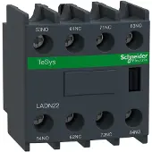 Schneider Electric Hjælpeblok LADN22 2 slutte + 2 bryde