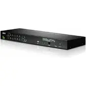 Aten CS1716A - KVM switch - 16 x KVM port(s) - monterbar på stativ - DC 5,3 V