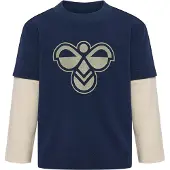 Hummel Bluse - HmlMini - Dress Blue - - 3 år (98) - Bluse