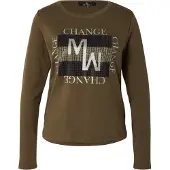 Monari Shirts oliven / sort / sølv