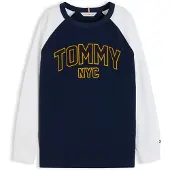 Tommy Hilfiger Shirts 'VARSITY' blå