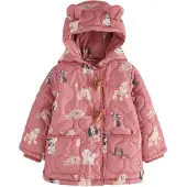 Next Overgangsjakke beige / creme / gammelrosa / sort