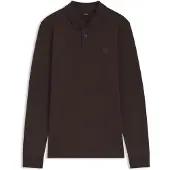 BOSS Slim-fit poloshirt i bomuldspiqué med stræk