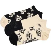 Happy socks Sokker beige / sort