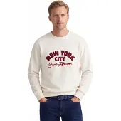 Gant Ganttil mænd. 2067153 Sæsonbeige designsweatshirt (XL), Casual, Bomuld