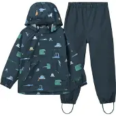 Liewood Regntøj - PE - Pedia - Cars/Classic Navy - - 4 år (104) - Regntøj