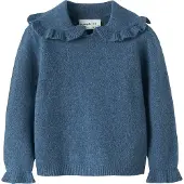 Name it Bluse - Strik - NmfKirstena - Vintage Indigo - - 3 år (98) - Bluse