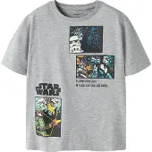 Name it T-shirt - Starwars - NkmMylle - Grey Melange - - 9-10 år (134-140) - T-Shirt