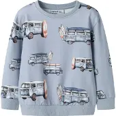 Name it Sweatshirt - NmmJaxon - Blue Fog - - 3 år (98) - Sweatshirt