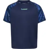 Hummel T-shirt - HmlBlaze - Marine - - 6 år (116) - T-Shirt