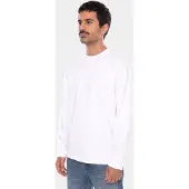 Levi's Bluser & t-shirts 'LS WORKWEAR TEE JET NEUTRAL' hvid