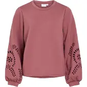 Vila Sweatshirt 'SANDY' lyserød