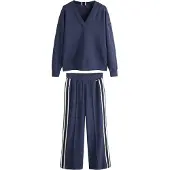 Next Joggingdragt navy / hvid