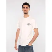 Barbour Bluser & t-shirts 'CRANMER LOGO T-SHIRT WHISPER WHITE' hvid