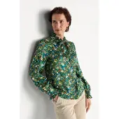 Rich & royal Bluse smaragd / blandingsfarvet