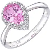 Diamant L'Eternel Ring sølv