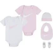 Nike Gaveæske - Body k/æ/Futter/Hue/Savlesmæk - Rosa - - 6-12 mdr - Body K/Æ