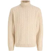 Jack & jones Premium Pullover 'JPRBLUCALLUM' beige