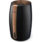 Philips 2000 series HU2718 - Luftfugter - på bord - sort/kobber