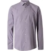 Calvin Klein Skjorte 'ESNTL' lilla / hvid