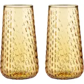 Marimekko Syksy long tumbler glas 2-pak Honey