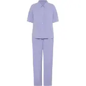 LASCANA Pyjamas violetblå