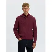 Selected Pullover 'SLHDRY' rubinrød
