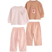 Next Nattøj mandarin / lyseorange / rosé / rød