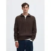 Selected Pullover 'SLHDRY' mørkebrun