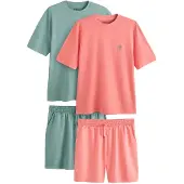 Next Pyjamas kort turkis / pink