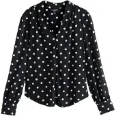Next Bluse sort / hvid