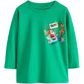 Next Shirts himmelblå / brun / grøn / rød