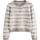 Next Cardigan chamois / blå / hvid