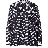 Emily van den Bergh Bluse navy / hvid