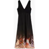 Desigual Kjole sand / hummer / sort / hvid