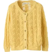 Lil´ Atelier Cardigan - Strik - NmfFea - Sahara Sun - - 3 år (98) - Cardigan