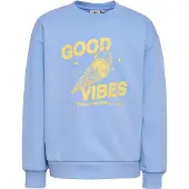 Hummel Sweatshirt - hmlJR Graphic - Serenity - - 5-6 år (110-116) - Sweatshirt