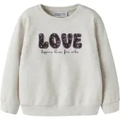 Name it Sweatshirt 'NMFOCLOVE' mørkeblå / grå