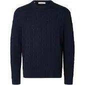 Selected Pullover 'SLMBraun' navy