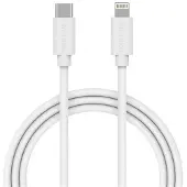 Smartline Ladekabel USB-C/Lightning hvid 100cm