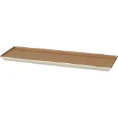 Broste Copenhagen Eli tallerken 12x34 cm Caramel brown