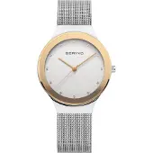 Bering Dameur 12934-010 Classic Hvid/Stål Ø34 mm