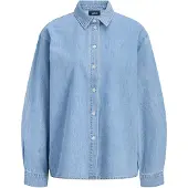 JJXX Bluse 'JXMACIE' blue denim