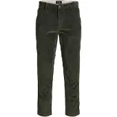 Jack & Jones Lærredsbukser 'JPSTACE' mørkegrøn