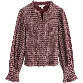 Next Bluse burgunder / hvid
